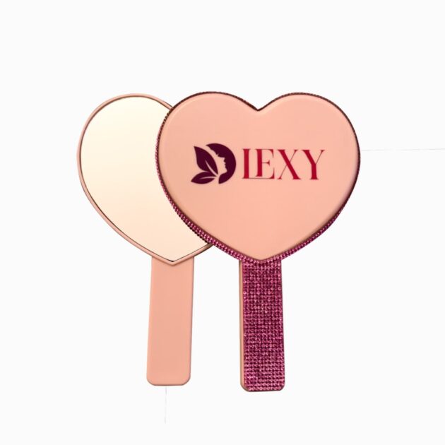 Miroir de Maquillage Luxe en Forme de Cœur – IEXY